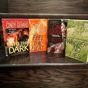 Cindy Gerard Black Ops Covert Military Romance Lot of 4 Paperbacks.